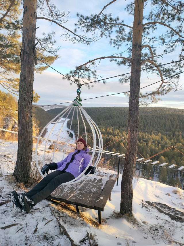 Новый год в Уральских горах.