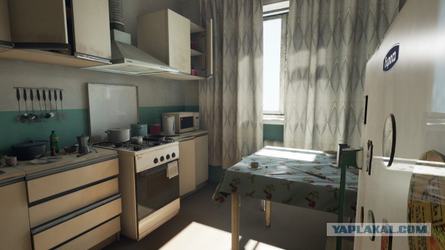 Это просто 3D модель советского интерьера.