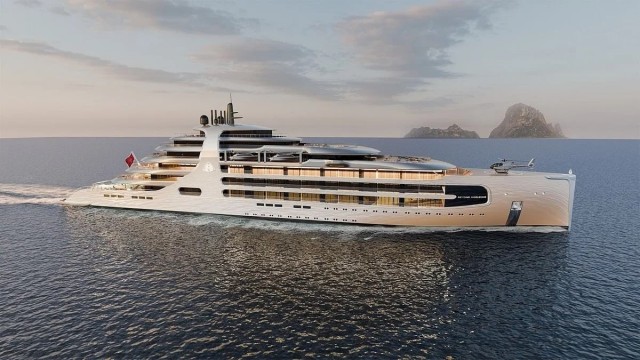 Mercedes-Maybach построит лайнер Beyond Horizons длиной 155 метров для миллиардеров