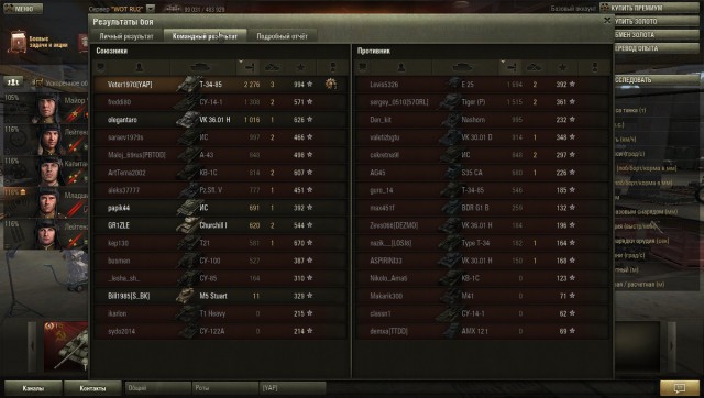 Wargaming 12, WoT сотоварищи