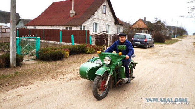 Купил новый «Днепр» в 25лет и ездит на нем 43 года