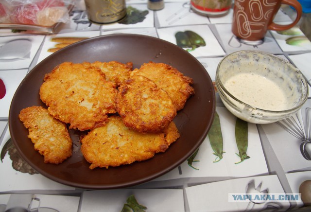 Драники, как я люблю.