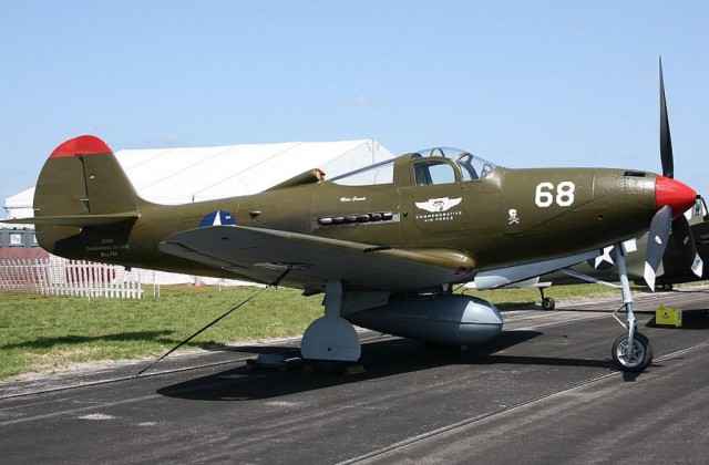 Покрышкин Александр Иванович и его истребитель Bell P-39 Airacobra