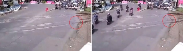 Успел таки на поезд. 18+