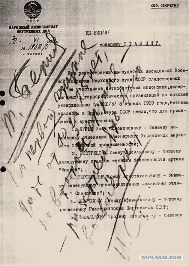 На совести Сталина нет репрессий!