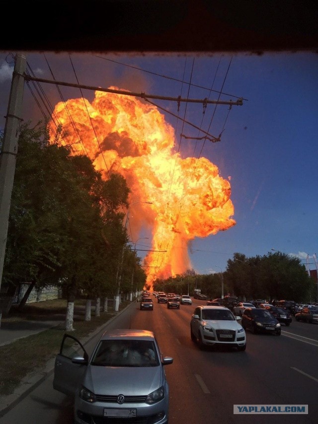 В Волгограде взорвалась газовая заправка