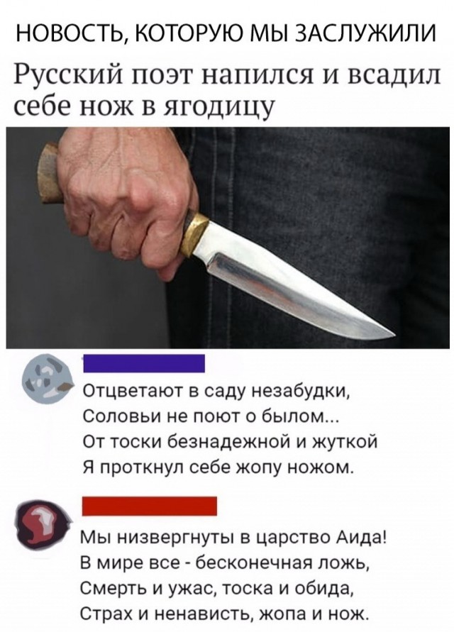 Какими ножами вы пользуетесь повседневно?