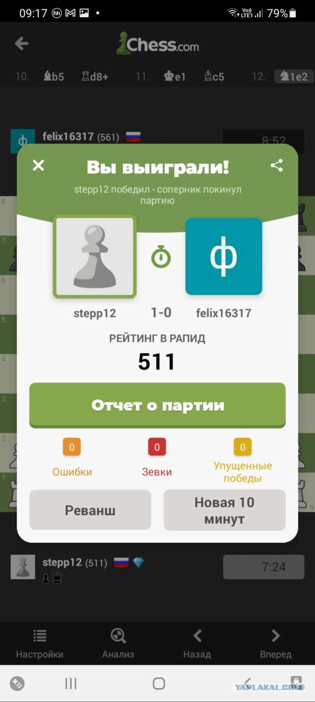 Администрация сайта chess.com скрыла флаги российских пользователей