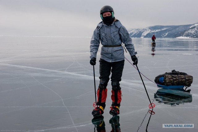 Тонкие струны Байкала или 400 км на коньках!