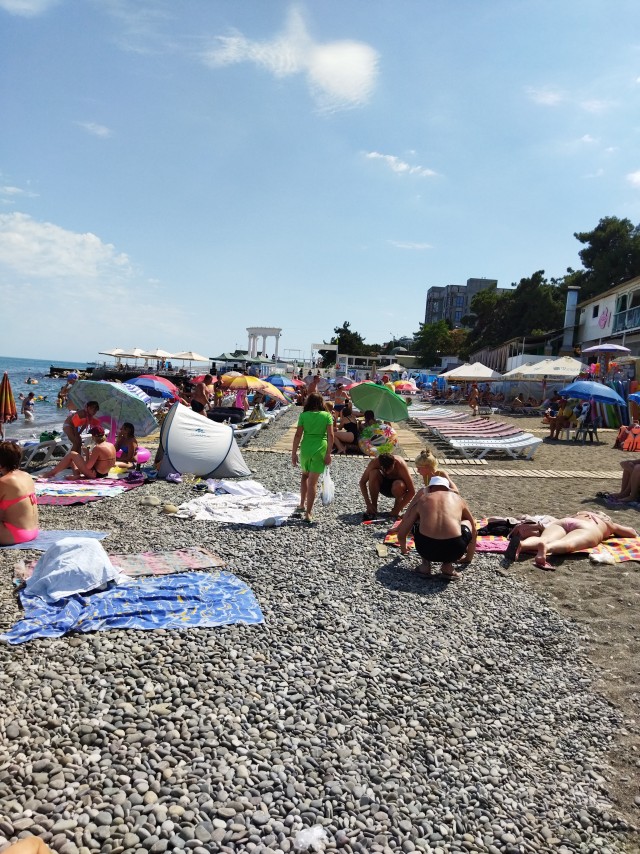 Алушта в июле 2022