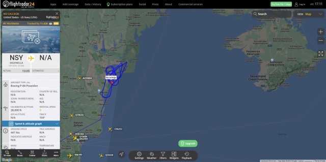EUCOM: российский истребитель Су-27 столкнулся с американским БПЛА MQ-9 над Черным морем