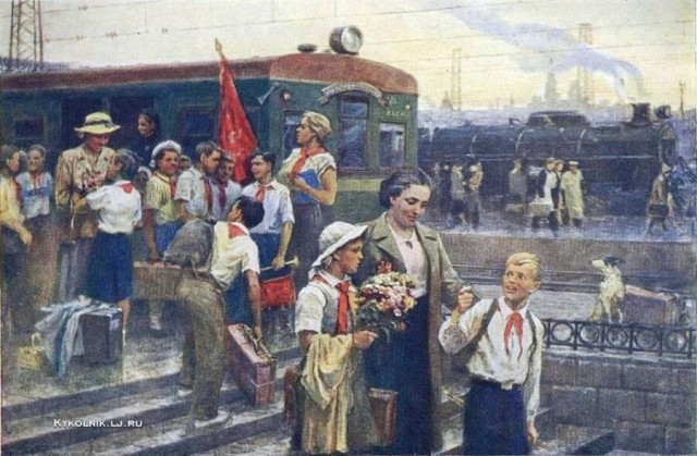 Советский общественный транспорт в прекрасных рисунках Александра Журавлёва