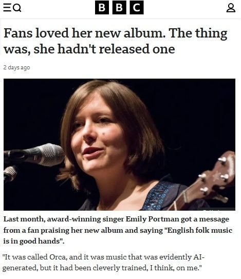 Фанаты влюбились в ее новый альбом. Только она не выпускала никакого нового альбома.