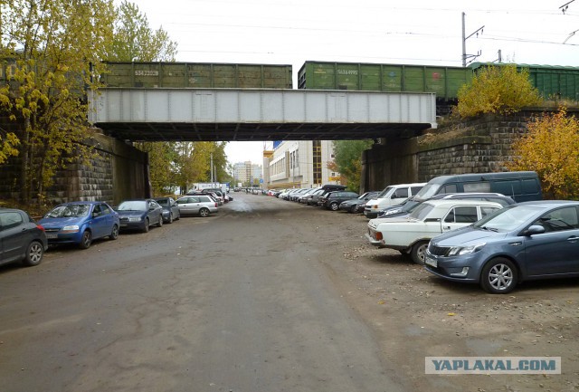 Старая трасса Варшавского ж.д. хода в Питере.