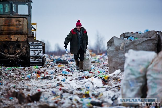 Среда обитания. Бездомные на свалках.