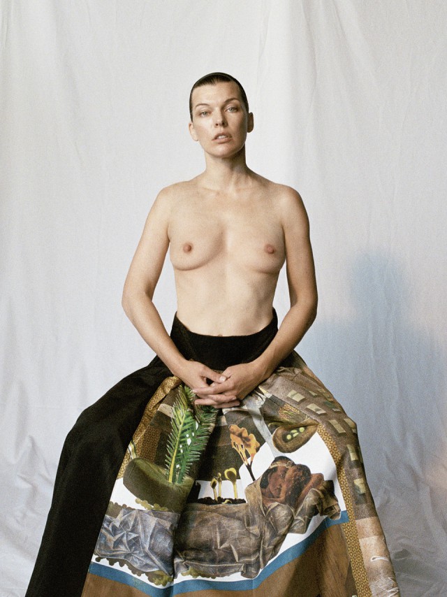 Фотосессия Milla Jovovich