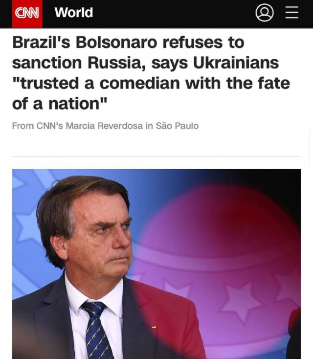 Бразилия не осуждает Россию