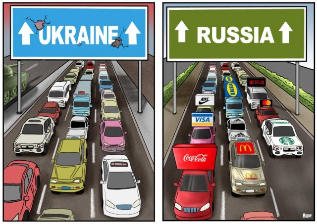 Заграничные сводки карикатурного фронта