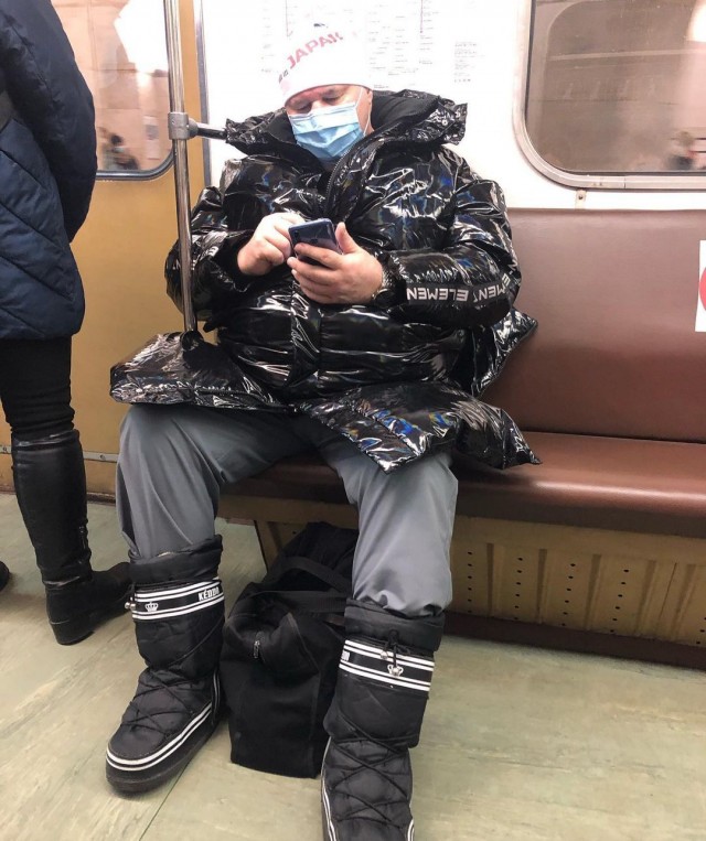 Свежая порция самобытных модников из российского метрополитена