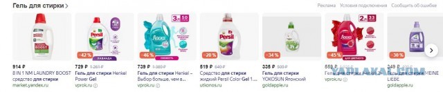 Цены на базовые продукты. Сравнение