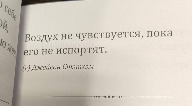 На полках книжных магазинов нашли цитатник поэта Джейсона Стэтхэма