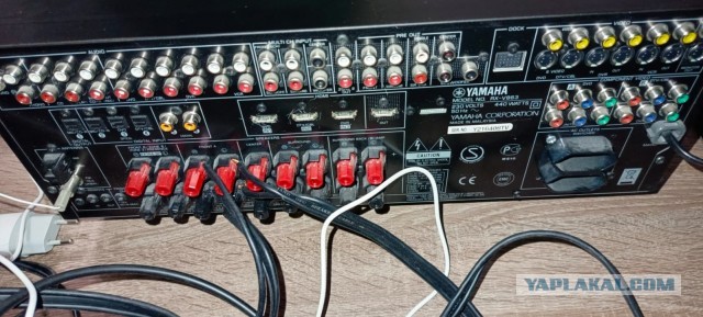 Напольная акустика Yamaha NS-555+ ресивер