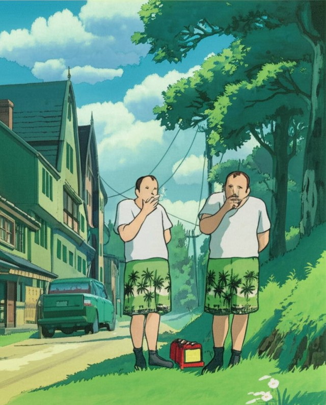 Однажды на ЯПе. Фотожаба ИИ.