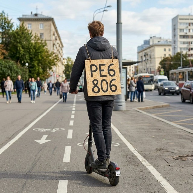Подростки в Москве массово портят номера на самокатах, чтобы избежать штрафов и блокировок аккаунтов