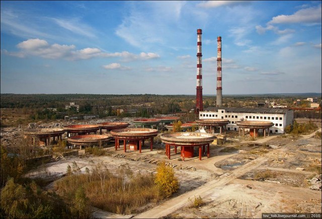 Покинутый горно-химический комбинат