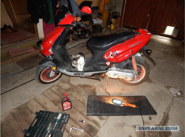 Небольшой ремонт скутера