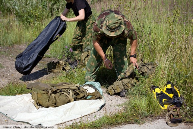 Марш-бросок со спецназом ВДВ