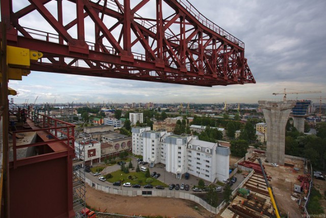 Строительство ЗСД в Петербурге.