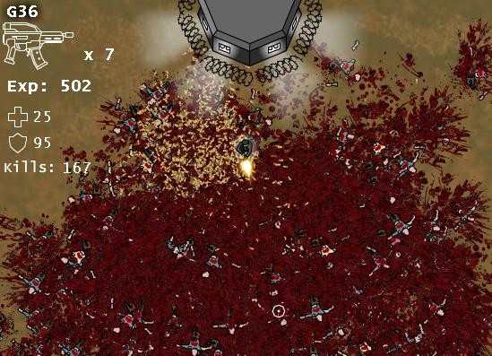 Мегакровавое игрухо Zombie Rampage