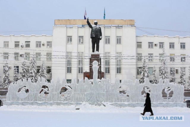 10 леденящих фотографий Якутии в обычный зимний день
