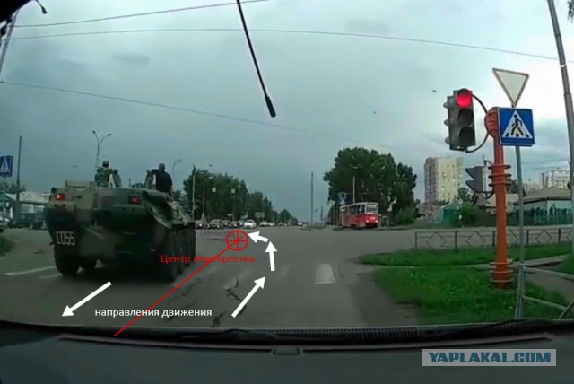 Kia против БТР