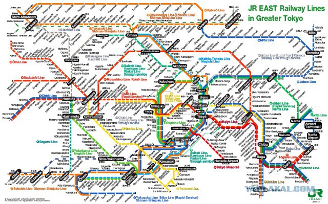 15 самых сложных схем метрополитена на нашей планете