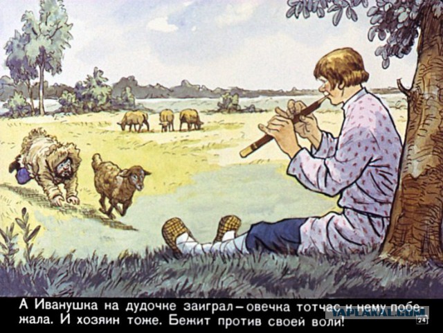 Тёлочек подманил