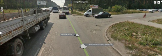 Неожиданая встреча на встречной полосе