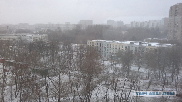 На Москву надвигается мегаснегопад
