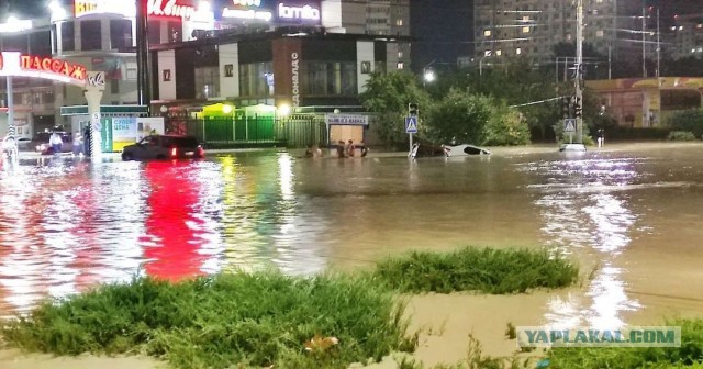 Потоп в Новороссийске 16.08.2021
