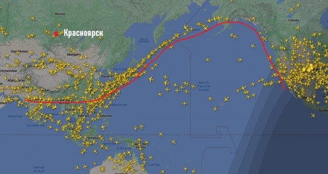 Летящий из Дели в Сан-Франциско Boeing-777 экстренно приземлился в аэропорту Красноярска