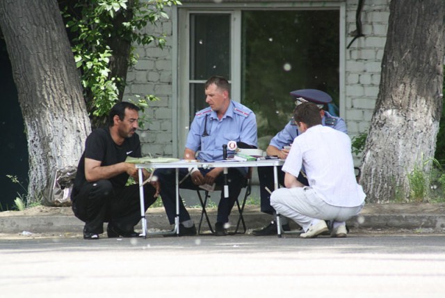 Точка по продаже полосатых палочек