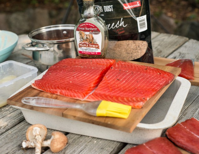 Камчатская семга холодного копчения.