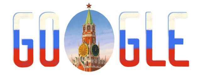 Дудлы Google  - О России с любовью
