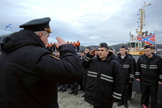 Возвращение АПЛ Юрий Долгорукий из дальнего похода