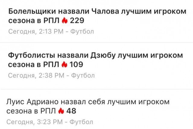 Чемпионат России по футболу (последний тур 2018/2019 и межсезонье)