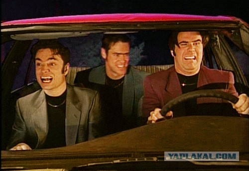 Счастливый байкер