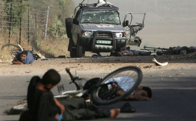 Взрыв на дороге