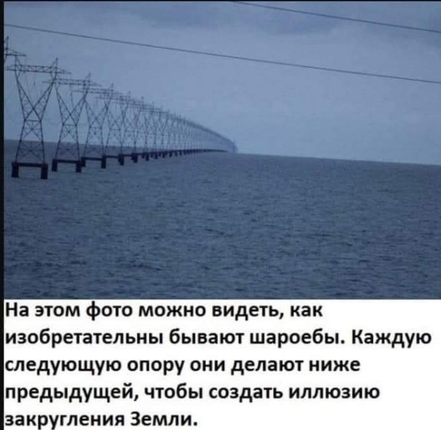 Коллеги, а Земля то плоская получается, не?