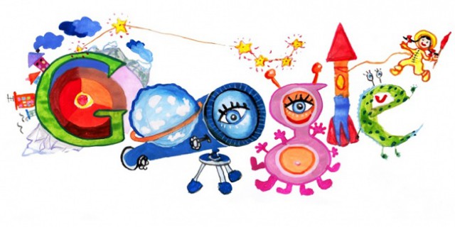 Дети нарисовали дудлы для Google